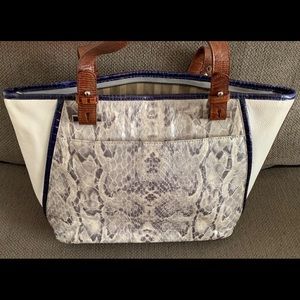 Blue Brahmin tote